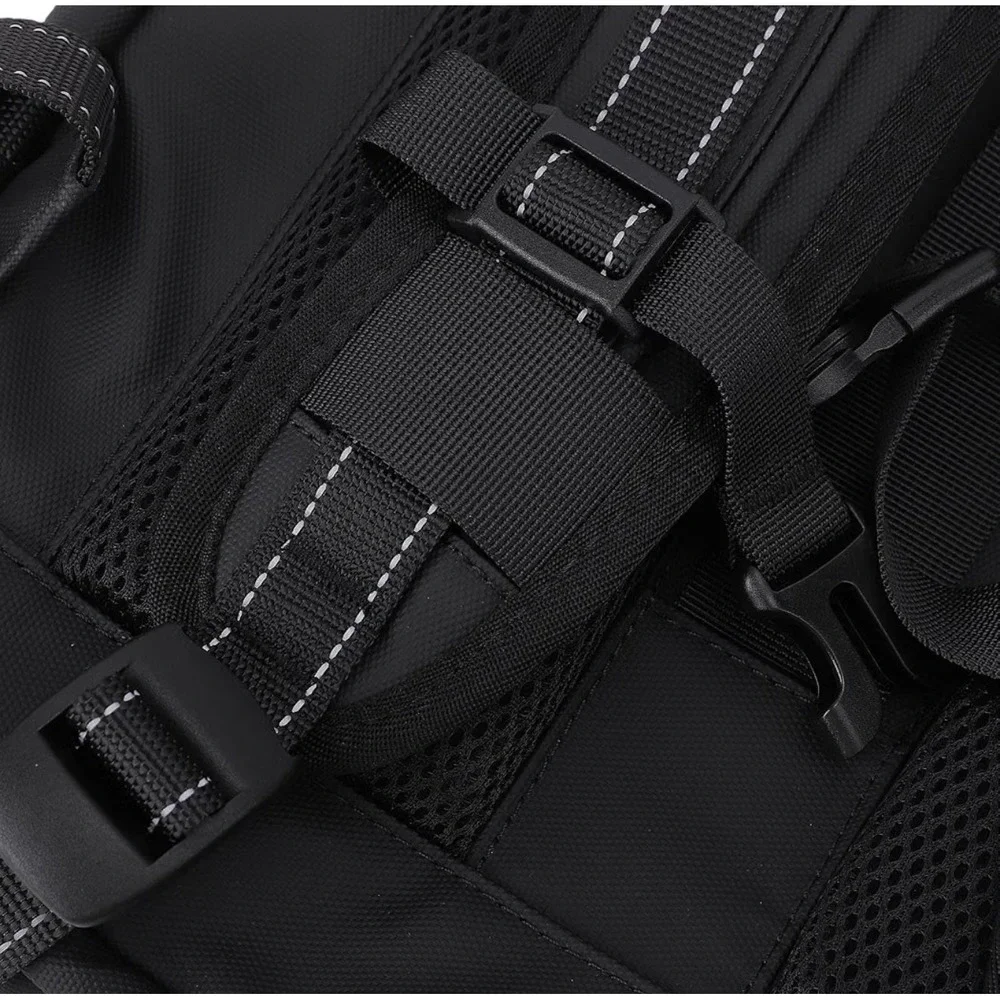Expandable Vacuum Travel Backpack OS Black NWT TSA Lock Laptop Bag